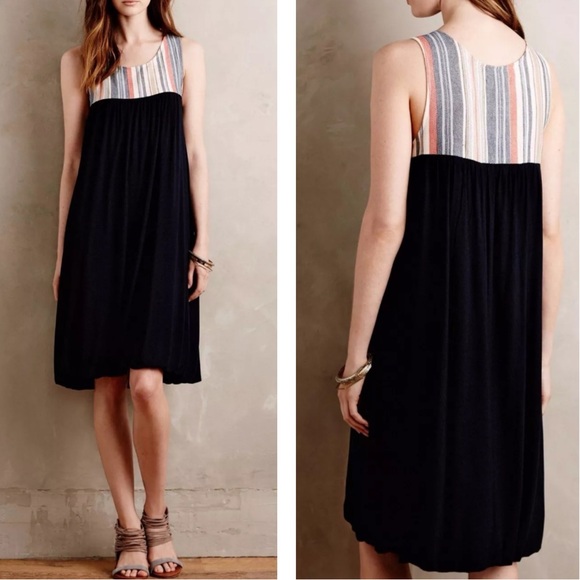 Anthropologie Dresses & Skirts - Anthropologie Porridge Trapeze Striped Rayon Blend Sleeveless‎ Dress Size Medium